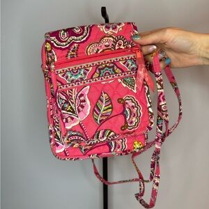 Vera Bradley Pink Floral Crossbody Bag
